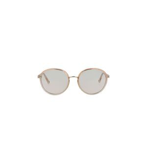 Chloé Round-Frame Injection Sunglasses Orange Womens